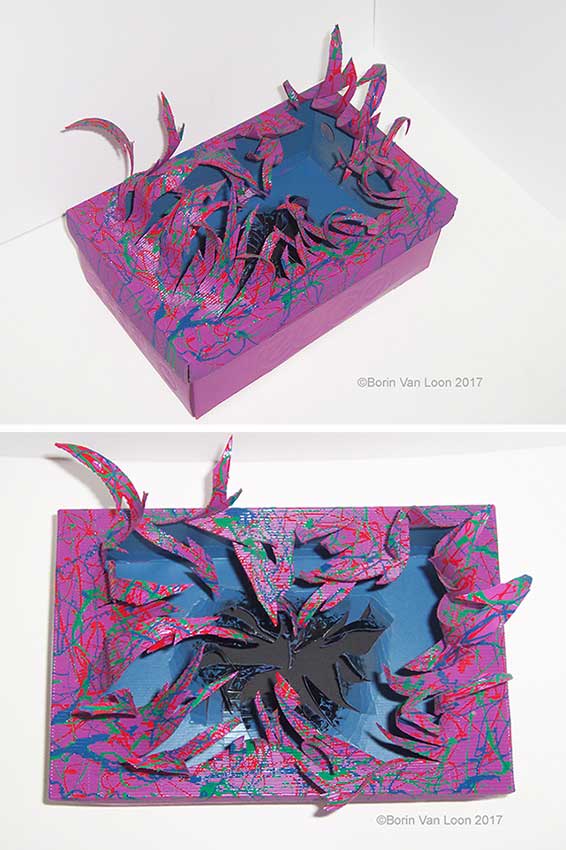 Borin Van Loon: Box in flame