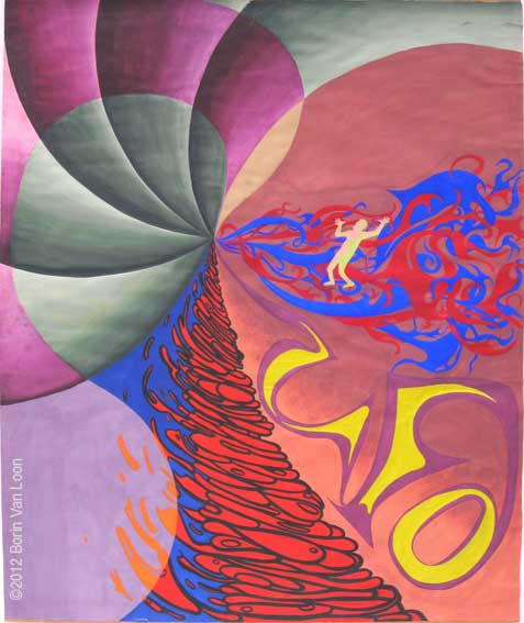 Borin Van Loon: Illustrator: Psychedelic UFO