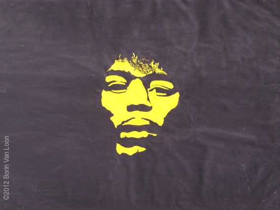 Borin Van Loon: Illustrator: Hendrix poster