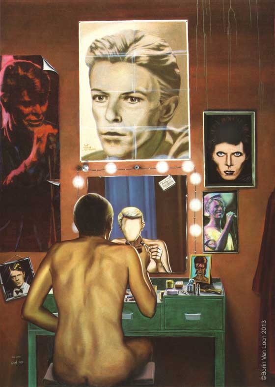 Borin Van Loon: Illustrator: David Bowie 2