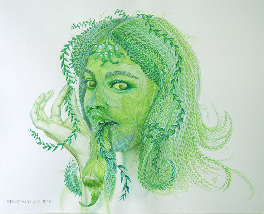 Borin Van Loon: Green woman