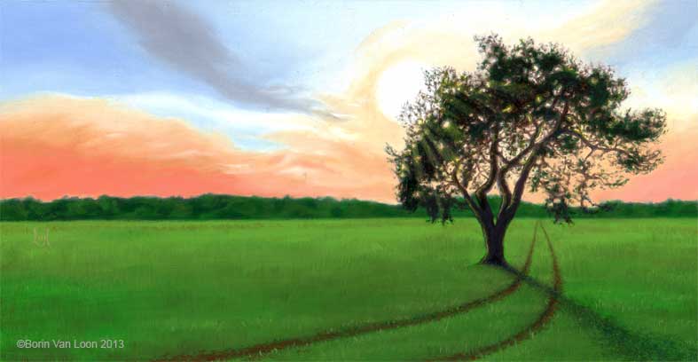 Borin Van Loon: New Day painting 5