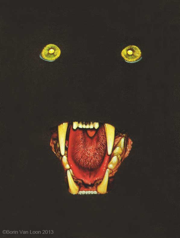 Borin Van Loon: Panther painting 4