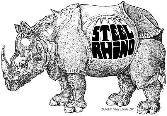 Borin Van Loon: Steel Rhino mono